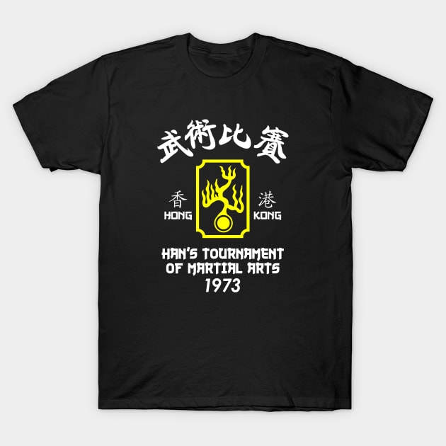 Mod.4 Enter the Dragon Han's Island T-Shirt by parashop